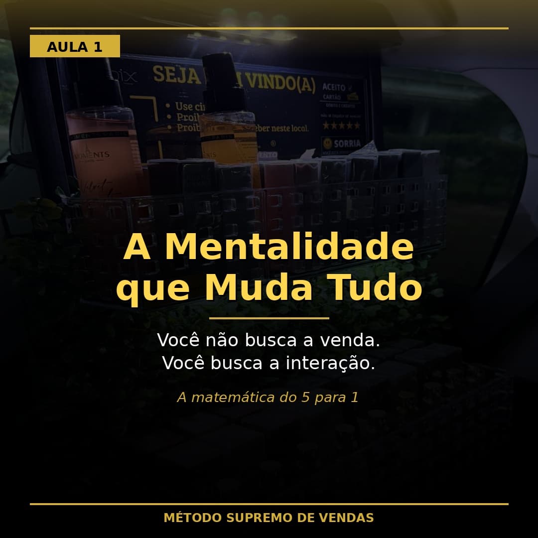 Capa da aula 1: A Mentalidade que Muda Tudo